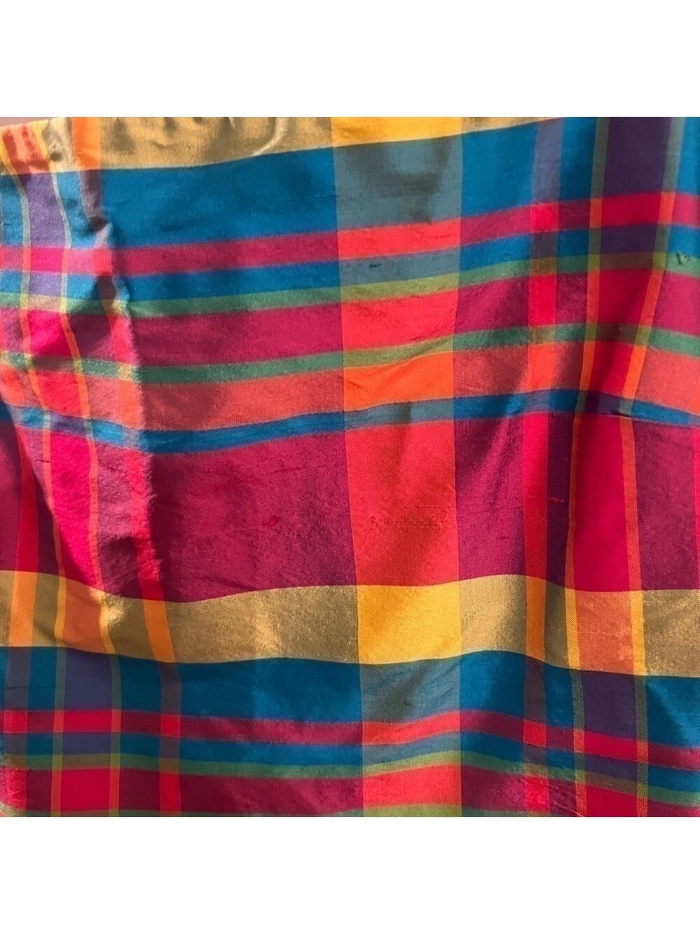 𝅺lauren RALPH LAUREN stripped silk shift dress. Size 8 - Picture 4 of 5